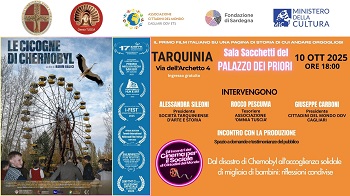 LE CICOGNE DI CHERNOBYL - Il 10 ottobre proiezione a Tarquinia