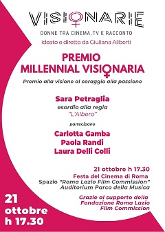PREMIO MILLENNIAL VISIONARIA 2025 - A Sara Petraglia