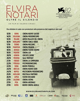 ELVIRA NOTARI, OLTRE IL SILENZIO - Al cinema dal 13 ottobre