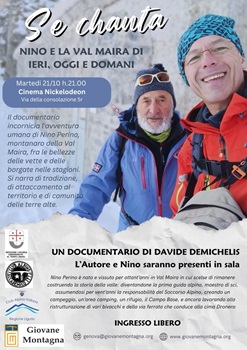 SE CHANTA - Il 21 ottobre proiezione al Cineclub Nickelodeon di Genova