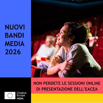 CREATIVE EUROPA MEDIA - Pubblicati alcuni bandi per il 2026