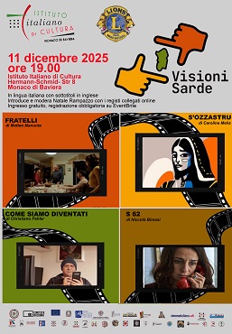 VISIONI SARDE NEL MONDO - Torna l'appuntamento con l'Istituto Italiano di Cultura di Monaco