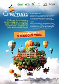 CINEFRUTTA DAYS 2026 - Le scuole incontrano il cinema per promuovere la sana alimentazione