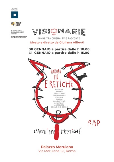 VISIONARIE 2026 - Il 30 e 31 gennaio a Palazzo Merulana di Roma