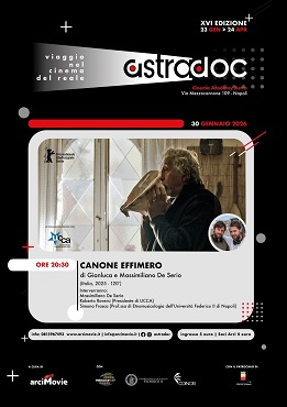 ASTRADOC 16 - Il 30 gennaio Massimiliano De Serio presenta a Napoli 