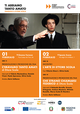 TI ABBIAMO TANTO AMATO - A Roma due giornate omaggio a Ettore Scola