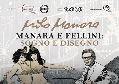 MANARA e FELLINI: SOGNO E DISEGNO - La mostra a Atene