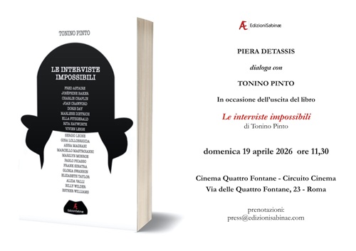 LE INTERVISTE IMPOSSIBILI - Piera Detassis dialoga con Tonino Pinto