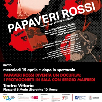 PAPAVERI ROSSI - Diventa un film, una serata per raccontarlo