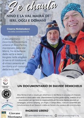 SE CHANTA - Il 27 aprile sera evento al Cineclub Nickelodeon di Genova