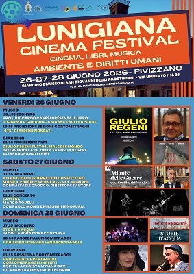 LUNIGIANA CINEMA FESTIVAL 10 - Il 26, 27 e 28 giugno a Fivizzano