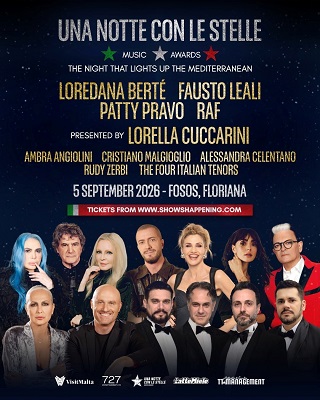 UNA NOTTE CON LE STELLE 2 - A Malta brillano le star italiane