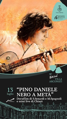 PINO DANIELE - NERO A MET� - Il 13 luglio proiezione al Festival di Villa Arconati