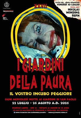 I GIARDINI DELLA PAURA 27 - Il 22 luglio proiezione dalla copia restaurata di 