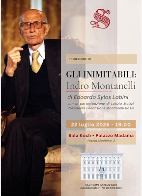 INIMITABILI. INDRO MONTANELLI - Il 22 luglio proiezione al Senato della Repubblica