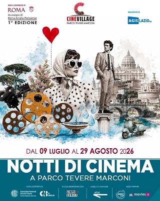 NOTTI DI CINEMA A PARCO TEVERE MARCONI 1 - Ospiti Monica Guerritore e Massimiliano Bruno