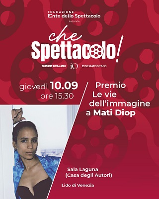 GIORNATE DEGLI AUTORI 23 - A Mati Diop il Premio �Le Vie dell�Immagine�