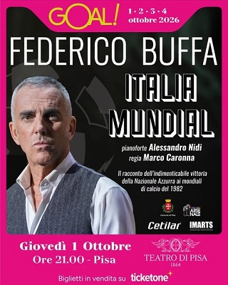 GOAL! IL FESTIVAL DOVE IL CALCIO SI RACCONTA 2 - Federico Buffa arriva al Teatro Verdi di Pisa con lo spettacolo 