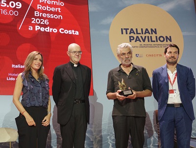 VENEZIA 83 - Pedro Costa ha ricevuto il Premio Robert Bresson