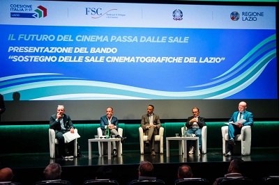 REGIONE LAZIO - Oltre 4,1 milioni di euro per le sale cinematografiche e le arene del territorio