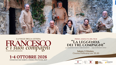 LA LEGGENDA DEI TRE COMPAGNI - Anteprima a Terni il 3 ottobre