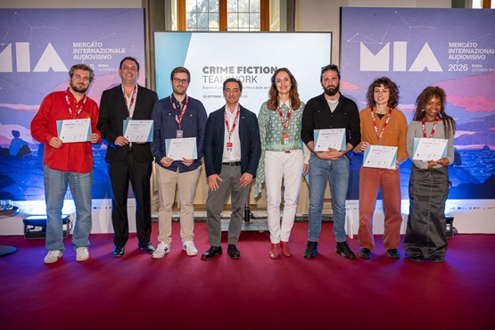 MIA MARKET 2026 - Presentati sei progetti di Crime Fiction: Teamwork