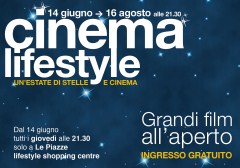 Cinema lifestyle, film gratuiti sotto le stelle