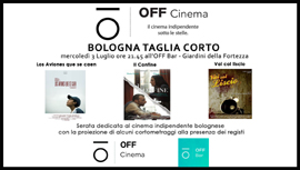 A Off Cinema i cortometraggi del cinema indipendente bolognese