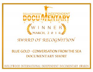Oro Blu - Conversazioni dal Mare vince il Festival Hollywood International Independent Documentary Awards