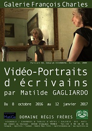 In Francia la mostra “Vidéo-Portraits d’écrivains par Matilde Gagliardo”