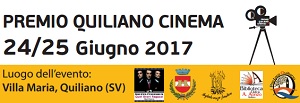 Dal 24 al 25 giugno la prima edizione del Premio Cinema Quiliano