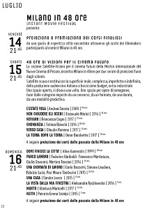 48 ORE DI VISIONI PER IL CINEMA FUTURO - A Milano il 15 e 16 luglio