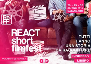 REACT SHORT FILM FEST - Dal 28 giugno la prima edizione