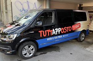 TUTTAPPOSTO - Roberto Lipari in giro per l'Italia con un Van