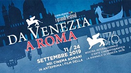 DA VENEZIA A ROMA 15 - Al Cinema Farnese di Roma il 17 settembre 