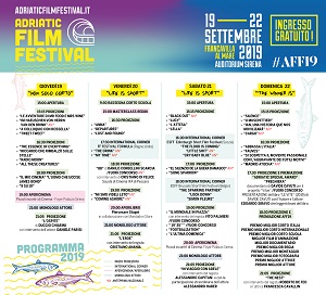 ADRIATIC FILM FESTIVAL 2019 - I vincitori
