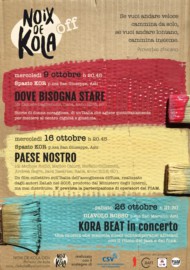 NOIX DE KOLA OFF - A Ottobre a Asti