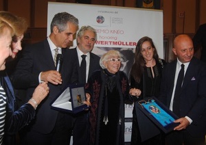 LINA WERTMULLER - Consegnato alla regista il  il Premio alla Carriera dalla Regione Lazio