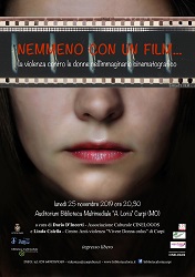 NEMMENO CON UN FILM... - Il 25 novembre a Carpi per la Giornata Internazionale per l'Eliminazione della Violenza Contro le Donne