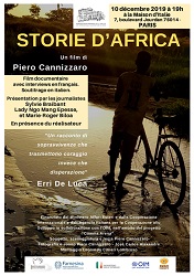 STORIE D'AFRICA - Proiezione a Parigi il 10 dicembre