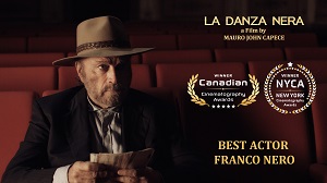 LA DANZA NERA - Due premi per Franco Nero in USA e Canada