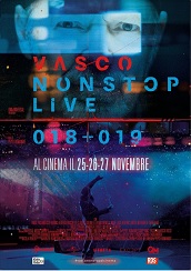 VASCO NON STOP LIVE 2018/ 2019 - Arriva nell sale The Space Cinema