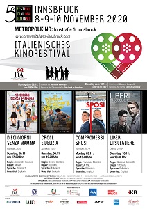 FESTIVAL DEL CINEMA ITALIANO AD INNSBRUCK 5 - Dall'8 al 10 novembre