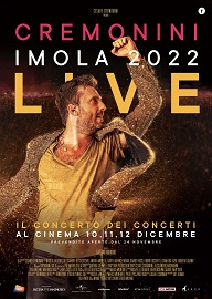 CREMONINI IMOLA 2022 LIVE - Al cinema il 10, 11 e 12 dicembre