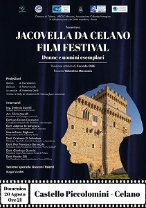 JACOVELLA DA CELANO FILM FESTIVAL 1 - Il 20 agosto al Castello Piccolomini di Celano