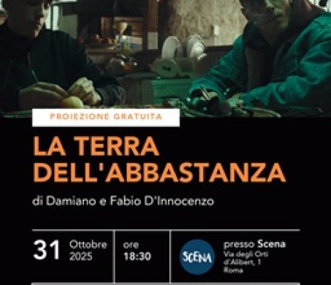 BUONA LA PRIMA 4 - Primo appuntamento a Roma il 31 ottobre con "La Terra dell