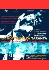 locandina di "La Notte della Taranta. Videonotes about Music and Anthropology"