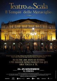 locandina di "Teatro alla Scala. Il Tempio delle Meraviglie"