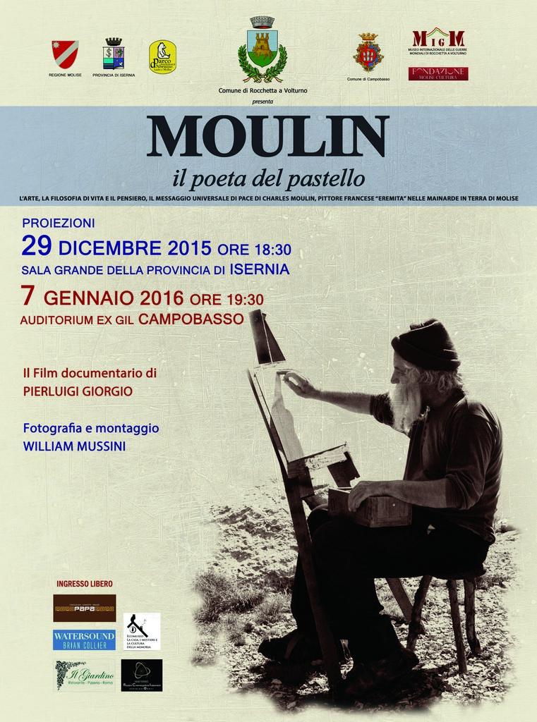 locandina di "Moulin, il Poeta del Pastello"