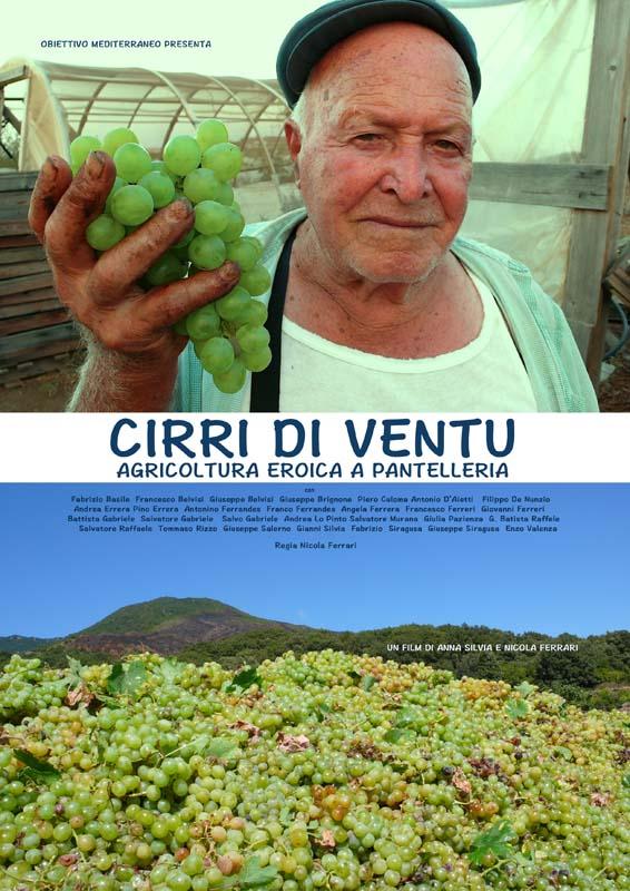 locandina di "Cirri di Ventu - Agricoltura Eroica a Pantelleria"